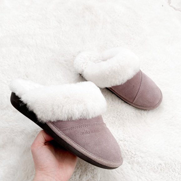 Nuknuuk Shoes - Nuknukk Sheepskin Suede Joy Slip On Slippers Sz 7